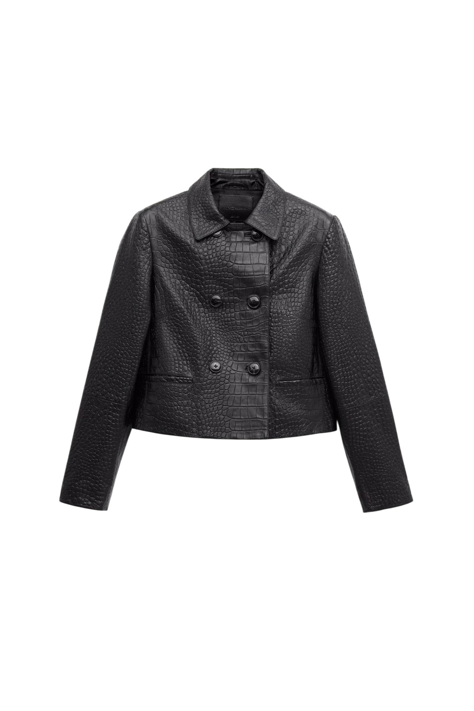 Женский Mango Куртка STELA из натуральной кожи (цвет ), артикул 27994432 | Фото 1