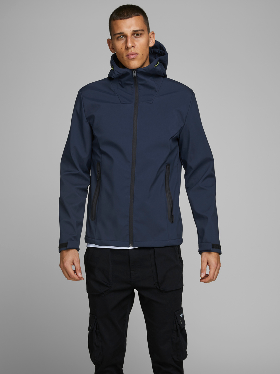Мужской Jack & Jones Куртка с капюшоном (цвет ), артикул 12166694 | Фото 3