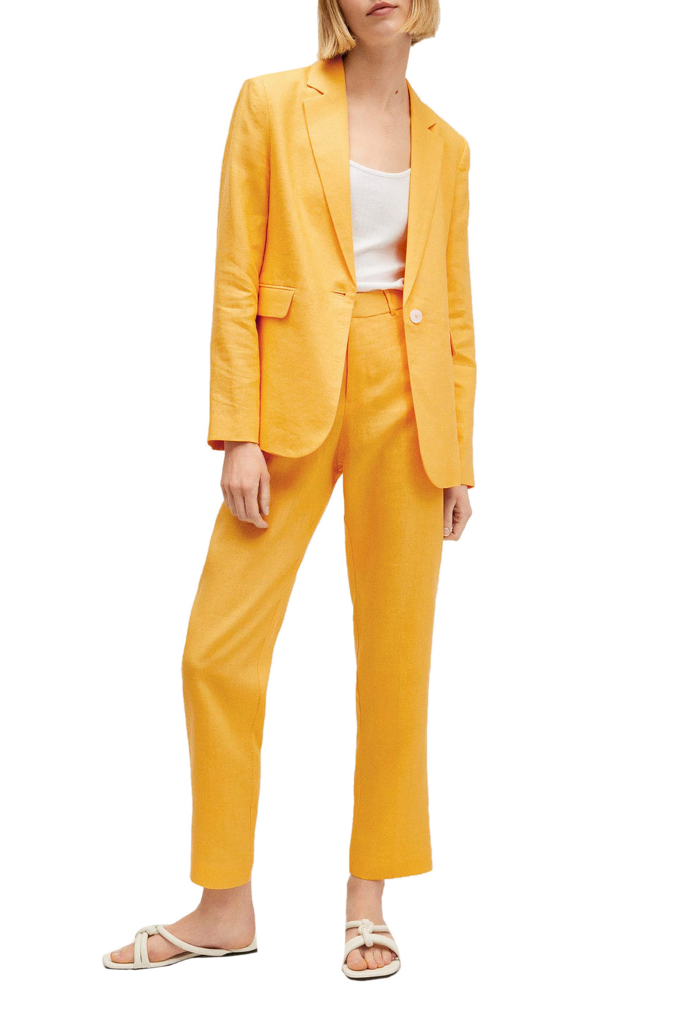 Женский Mango Льняной пиджак BORELI (цвет ), артикул 27097105 | Фото 2