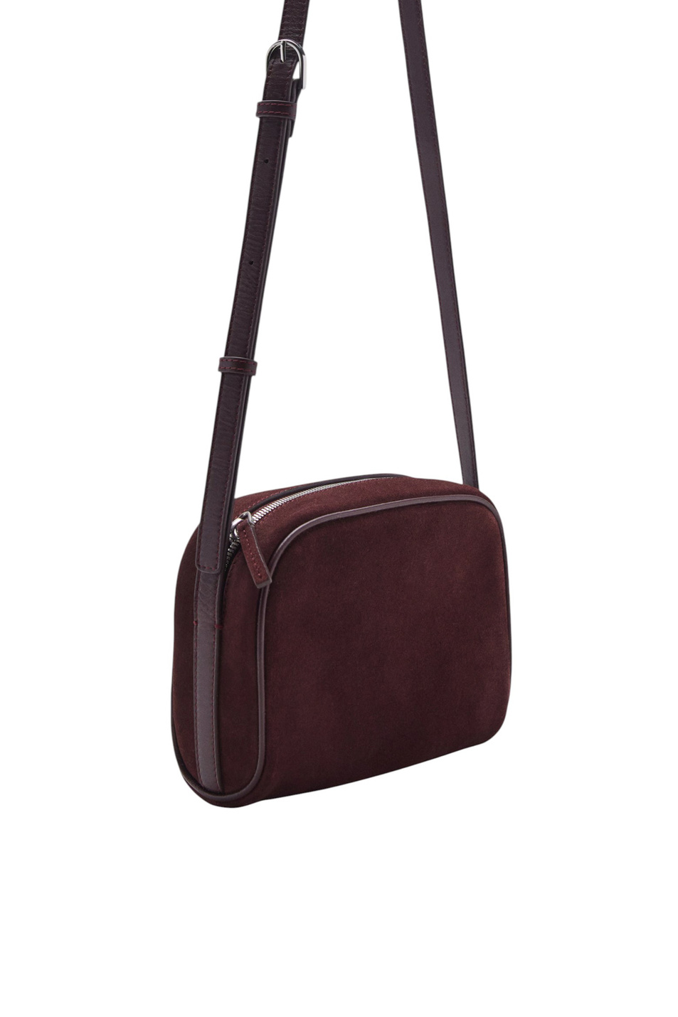 Женский Mango Сумка через плечо FES из натуральной замши (цвет ), артикул 17004447 | Фото 2