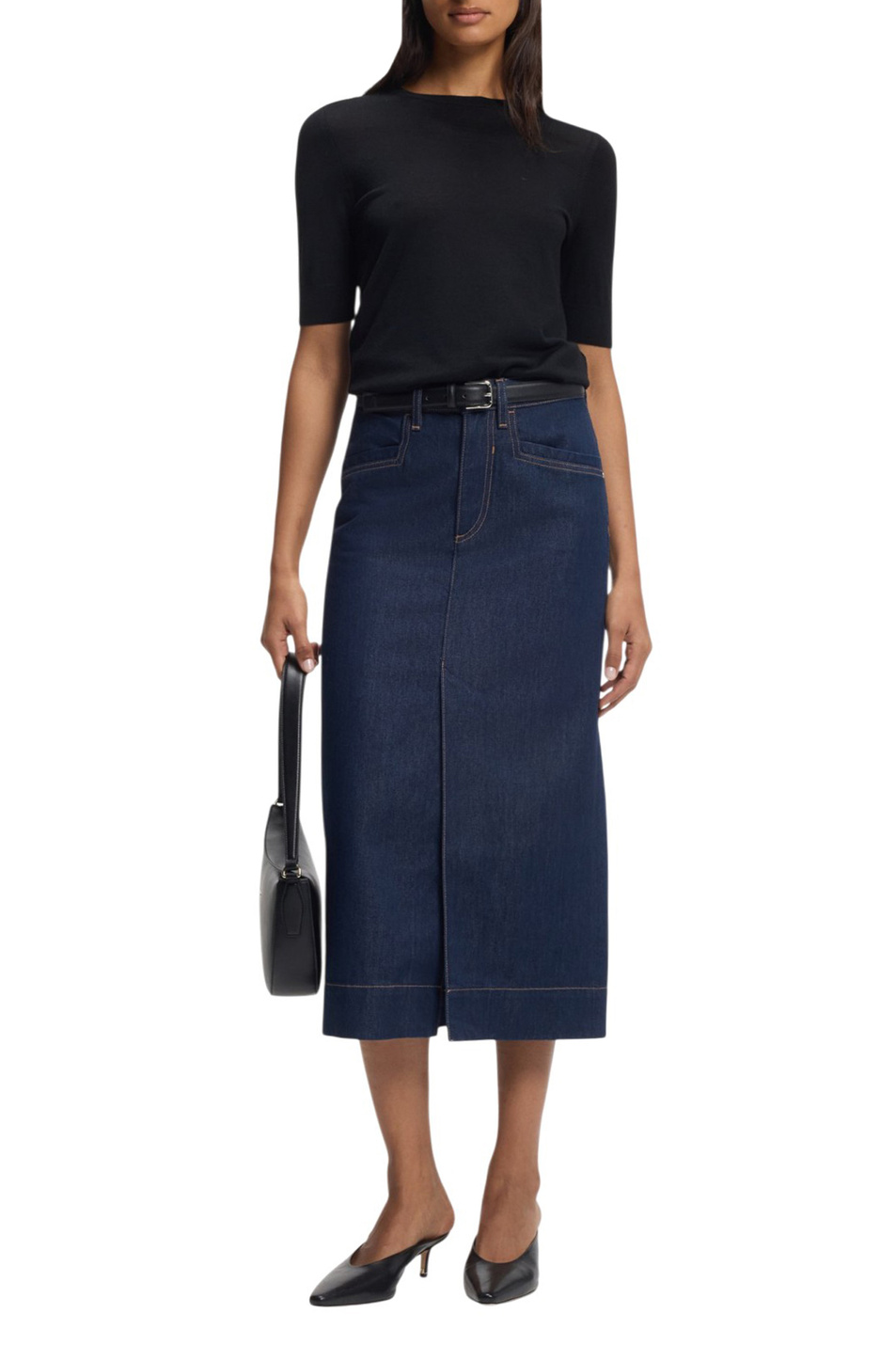 Женский BOSS Юбка ANDREYA джинсовая (цвет ), артикул 50552446 | Фото 2