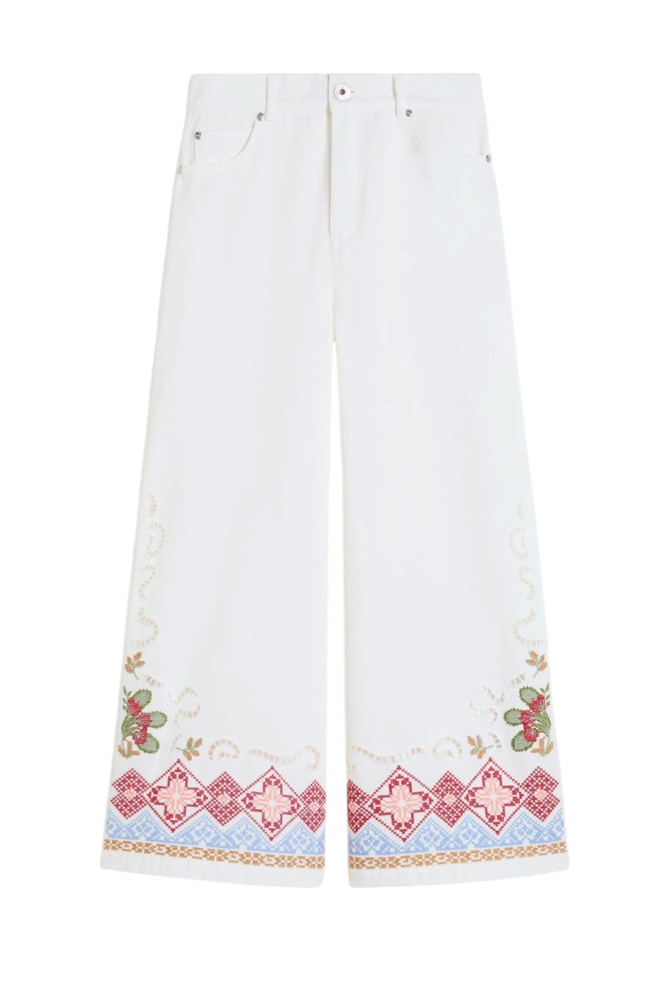 Женский Weekend Max Mara Джинсы ADUNCO с вышивкой (цвет ), артикул 2615131012 | Фото 1
