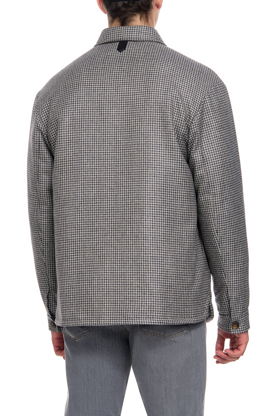 Мужской Canali Куртка-рубашка из натуральной шерсти (цвет ), артикул O30434SG02838 | Фото 5