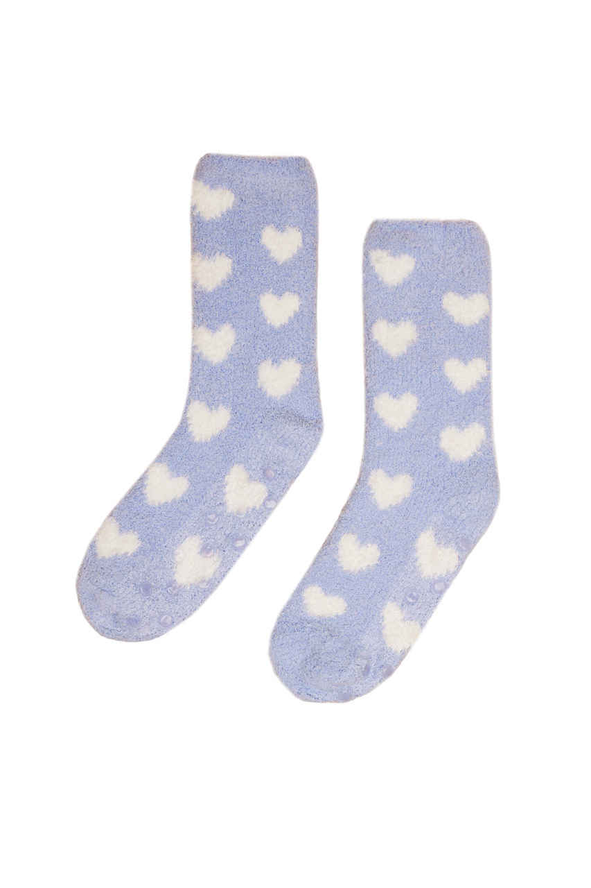 Носки с принтом|Основной цвет:Синий|Артикул:3616902 | Фото 1