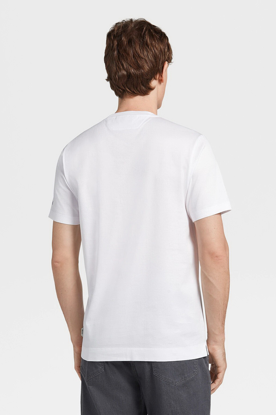 Мужской Zegna Футболка из хлопка (цвет ), артикул VU372-ZZ630X-6X2 | Фото 3