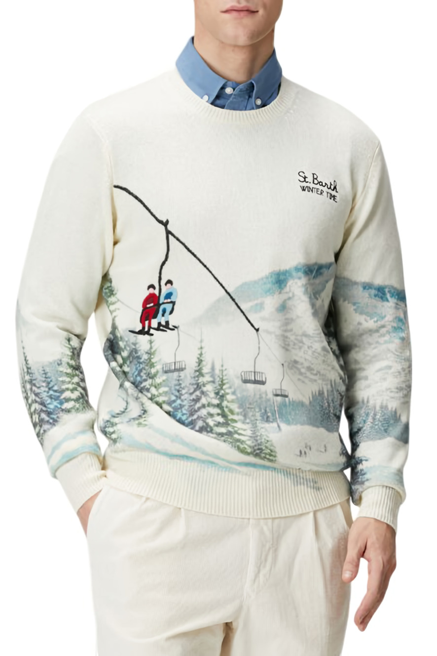 Мужской MC2 Saint Barth Джемпер HERON из смесовой шерсти (цвет ), артикул HER0022-00390I | Фото 4