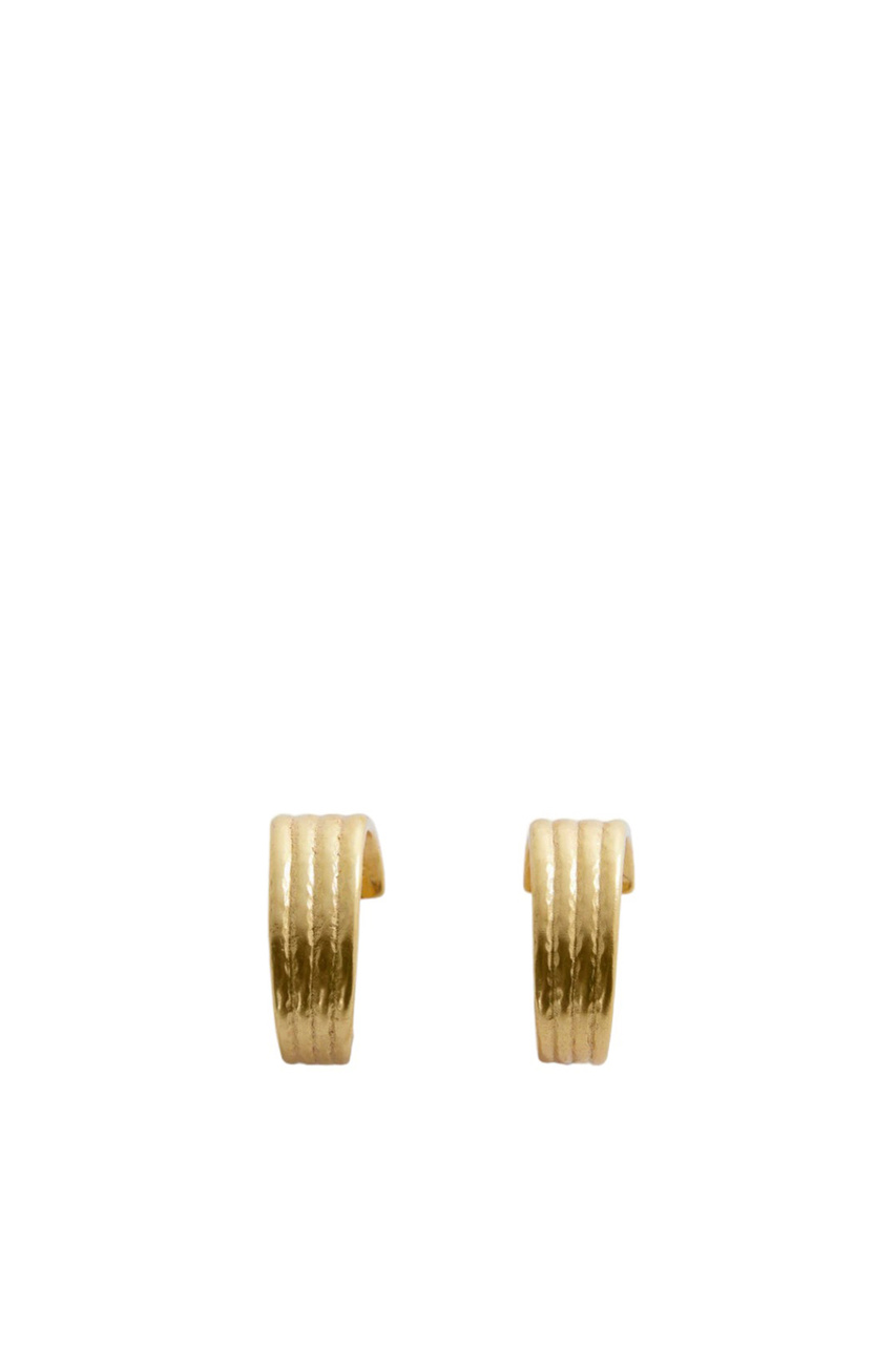 Серьги-кольца LEVI|Основной цвет:Золотой|Артикул:57002534 | Фото 1