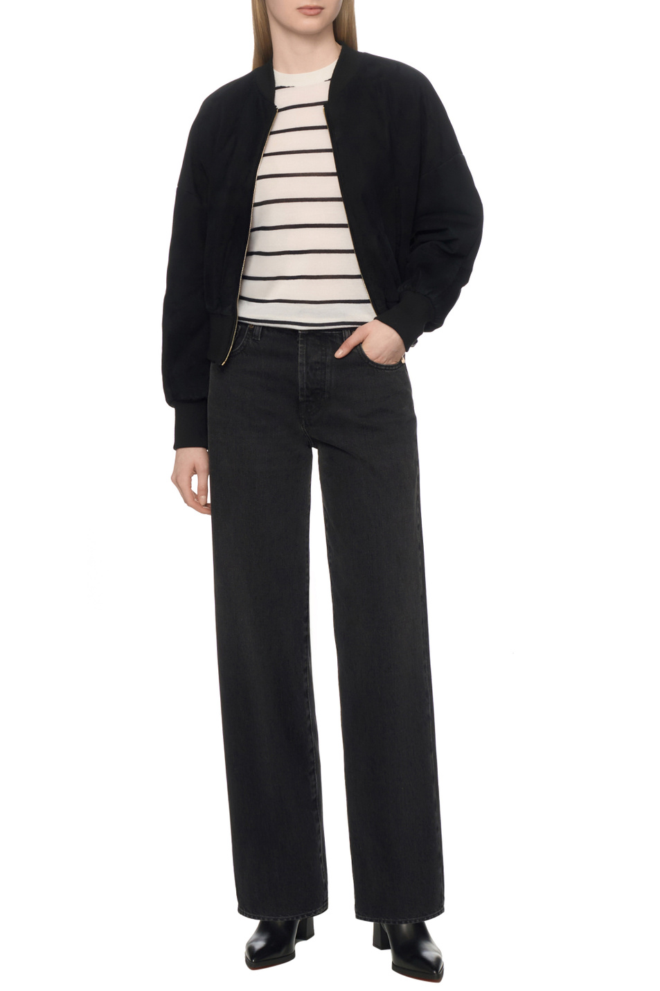 Джемпер FAVETTA из кашемира и шелка|Основной цвет:Кремовый Женский Max Mara Джемпер FAVETTA из кашемира и шелка (цвет ), артикул 2611361048 | Фото 3