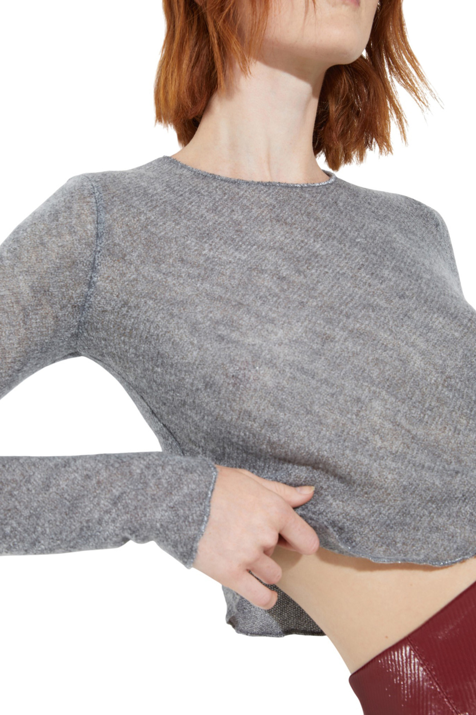 Женский MAX&Co. Лонгслив NARVEL однотонный (цвет ), артикул 2526946024 | Фото 5