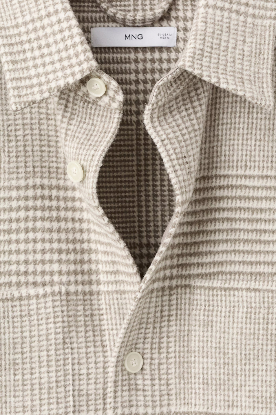 Мужской Mango Man Рубашка KEA в клетку (цвет ), артикул 27071230 | Фото 5