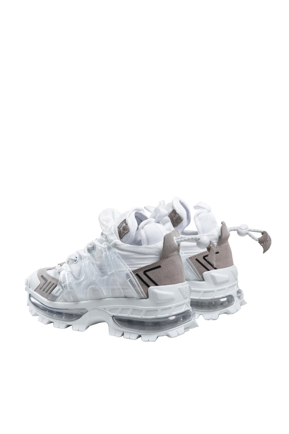 Emporio Armani Массивные кроссовки из комбинированного материала (цвет ), артикул X4C612-XM829 | Фото 3