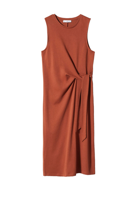 Платье FERTINA из натурального хлопка|Основной цвет:Коричневый|Артикул:47057109 | Фото 1