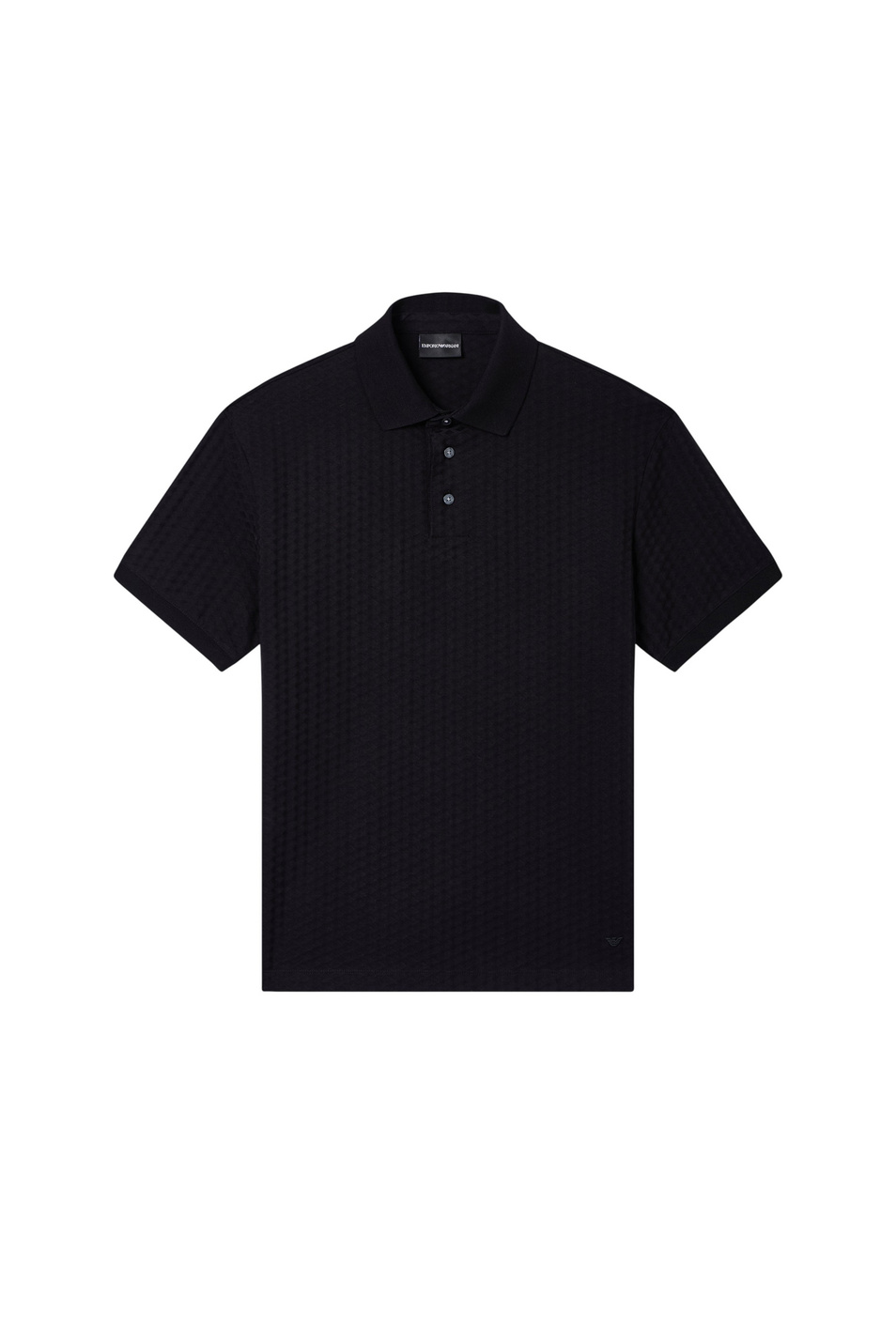 Поло из хлопка|Основной цвет:Черный Мужской Emporio Armani Поло из хлопка (цвет ), артикул EM001295-AF10762 | Фото 1