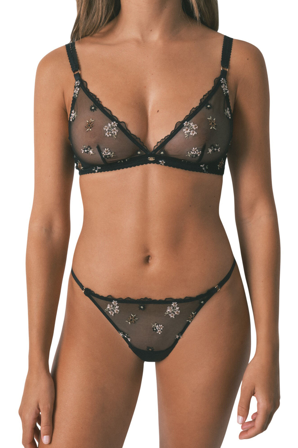 Трусы с вышивкой|Основной цвет:Черный Женский Women'secret Трусы с вышивкой (цвет ), артикул 5352619 | Фото 2