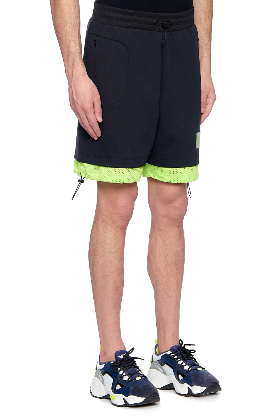EA7 Спортивные шорты с кулисками на штанинах (цвет ), артикул 3KPS65-PJ3VZ | Фото 3