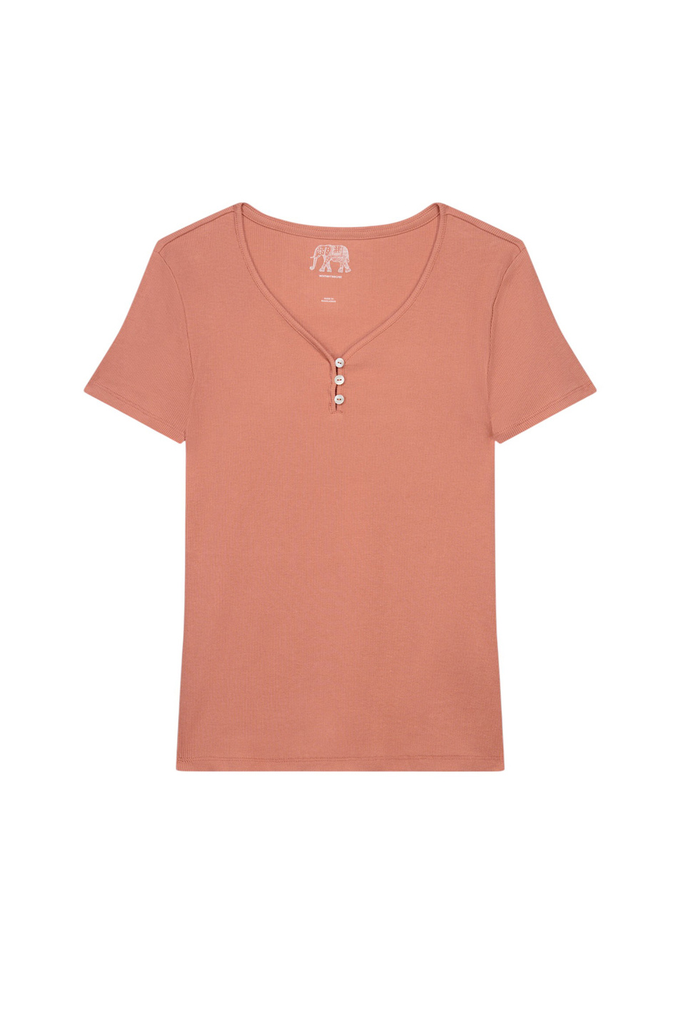 Футболка из эластичного хлопка|Основной цвет:Оранжевый Женский Women'secret Футболка из эластичного хлопка (цвет ), артикул 3272299 | Фото 1