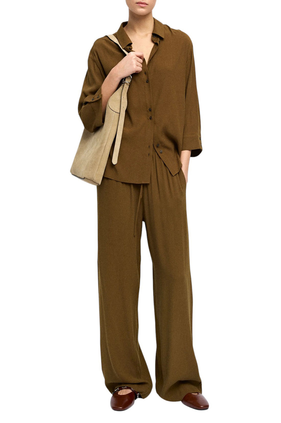 Женский Parfois Рубашка из лиоцелла и вискозы (цвет ), артикул 238057 | Фото 2