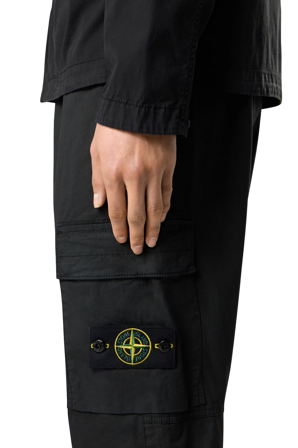 Мужской Stone Island Брюки-карго из эластичного хлопка (цвет ), артикул L2S153100032-S0A10 | Фото 5