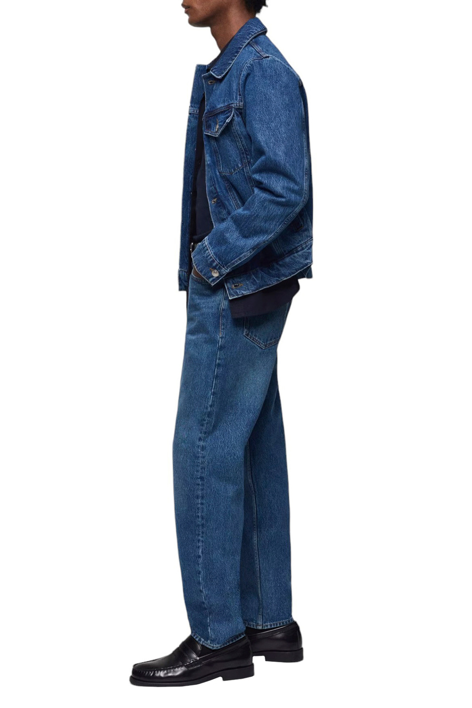 Мужской Mango Man Куртка RYAN джинсовая (цвет ), артикул 67064442 | Фото 4