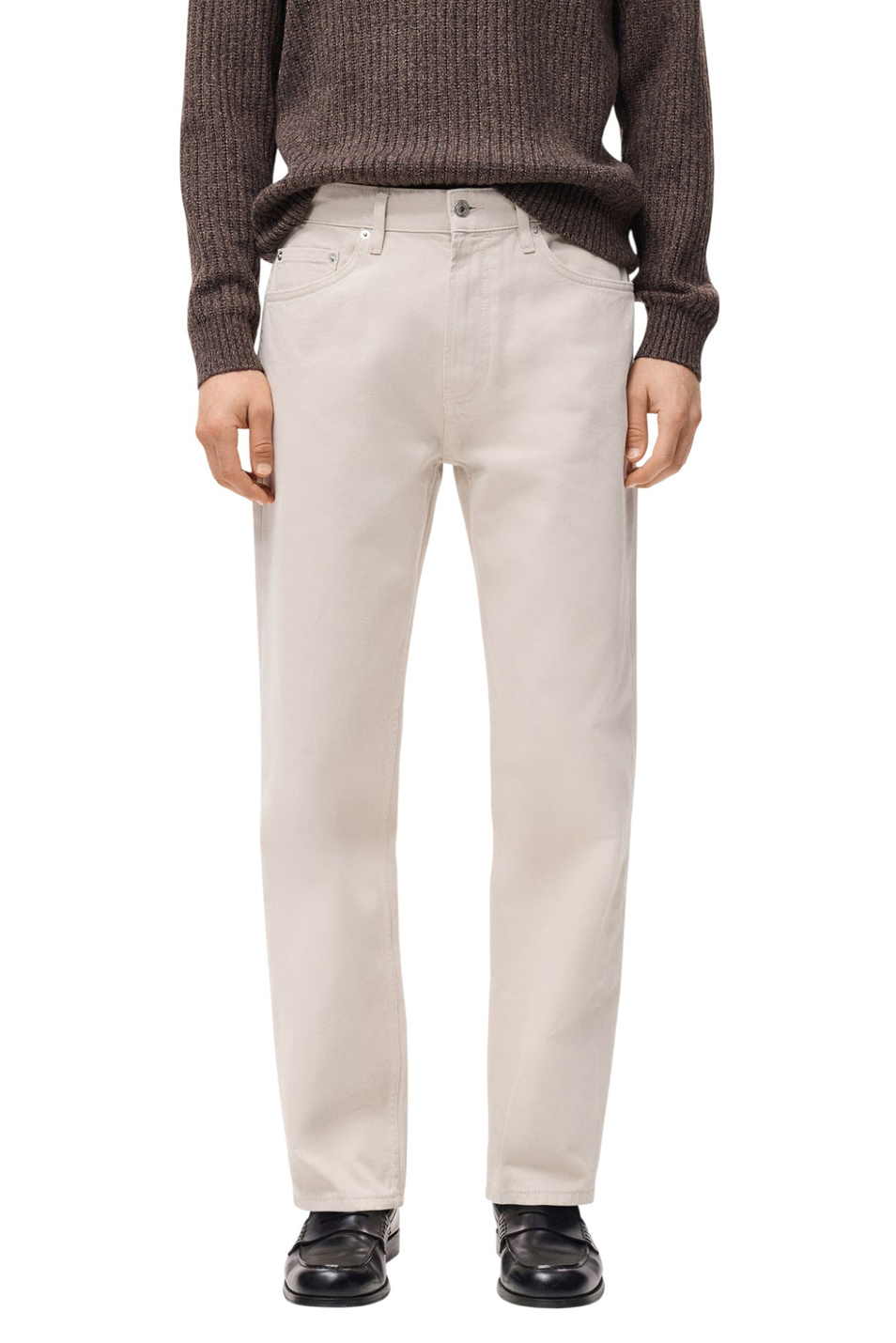 Мужской Mango Man Джинсы MOBY прямого кроя (цвет ), артикул 27061247 | Фото 3