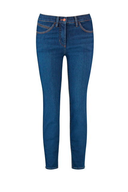 Укороченные джинсы|Основной цвет:Синий|Артикул:722031-66950-Best4me Crop | Фото 1