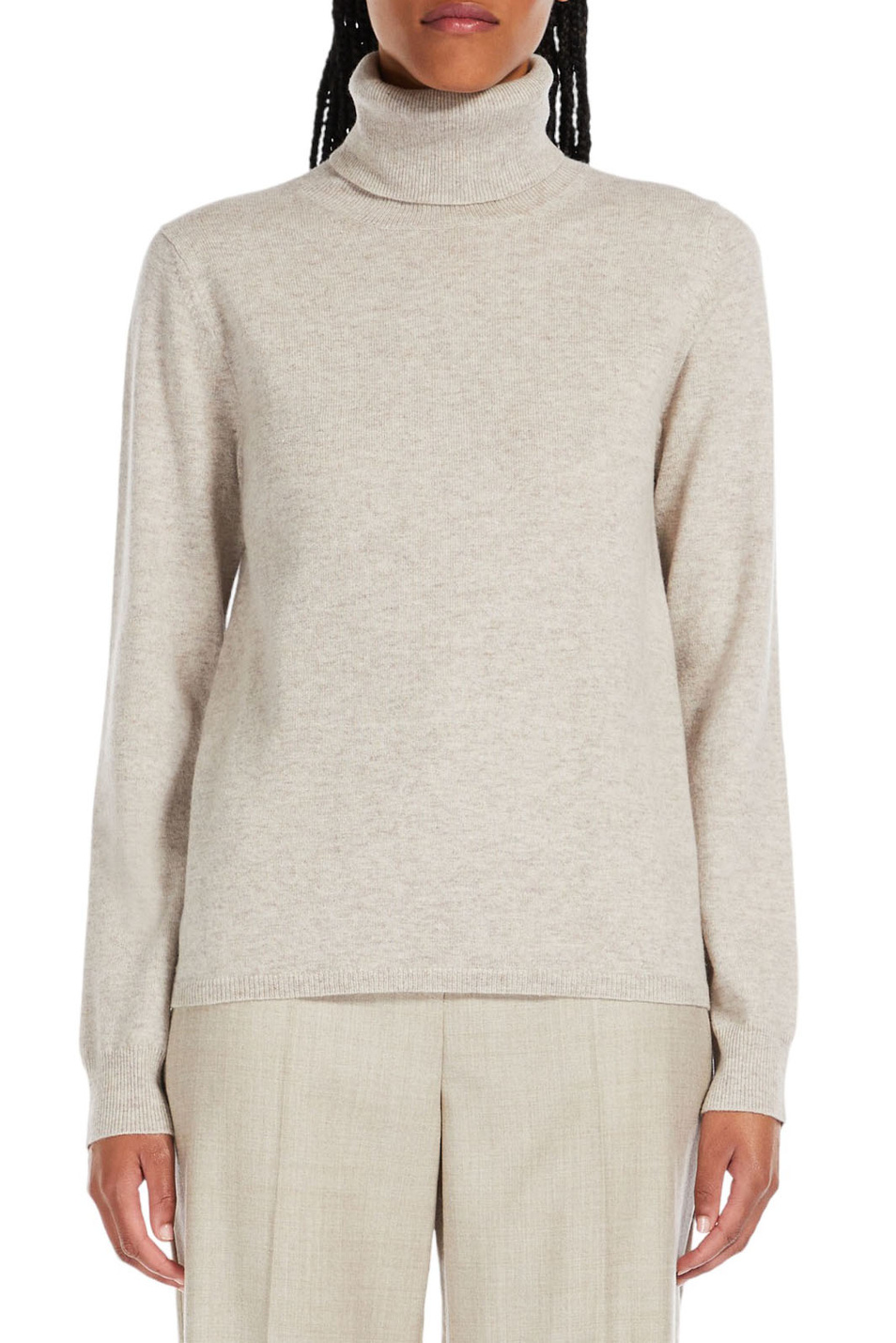 Женский Max Mara Водолазка RADURA из шерсти и кашемира (цвет ), артикул 2363660933 | Фото 3