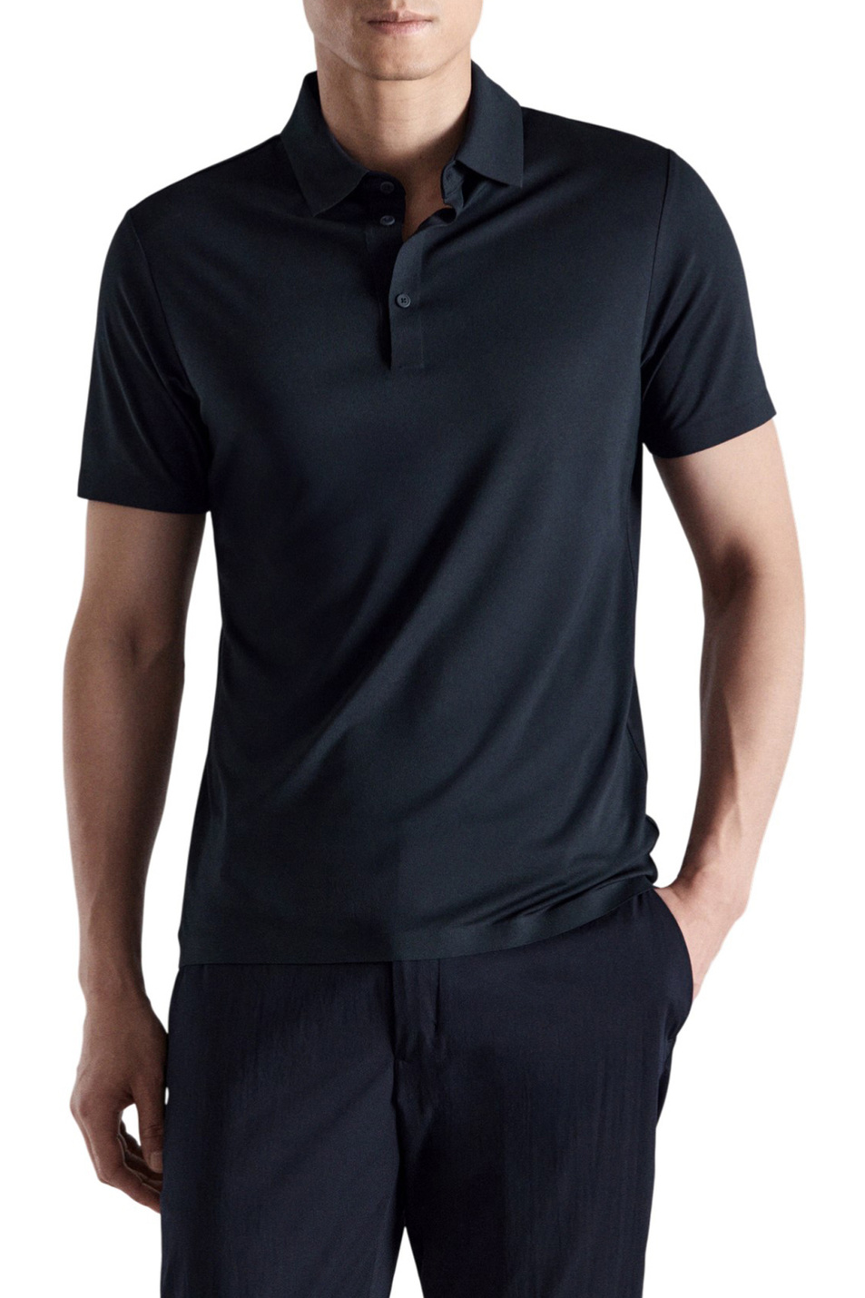 Мужской Mango Man Поло LAZIOP приталенного кроя (цвет ), артикул 27054425 | Фото 3