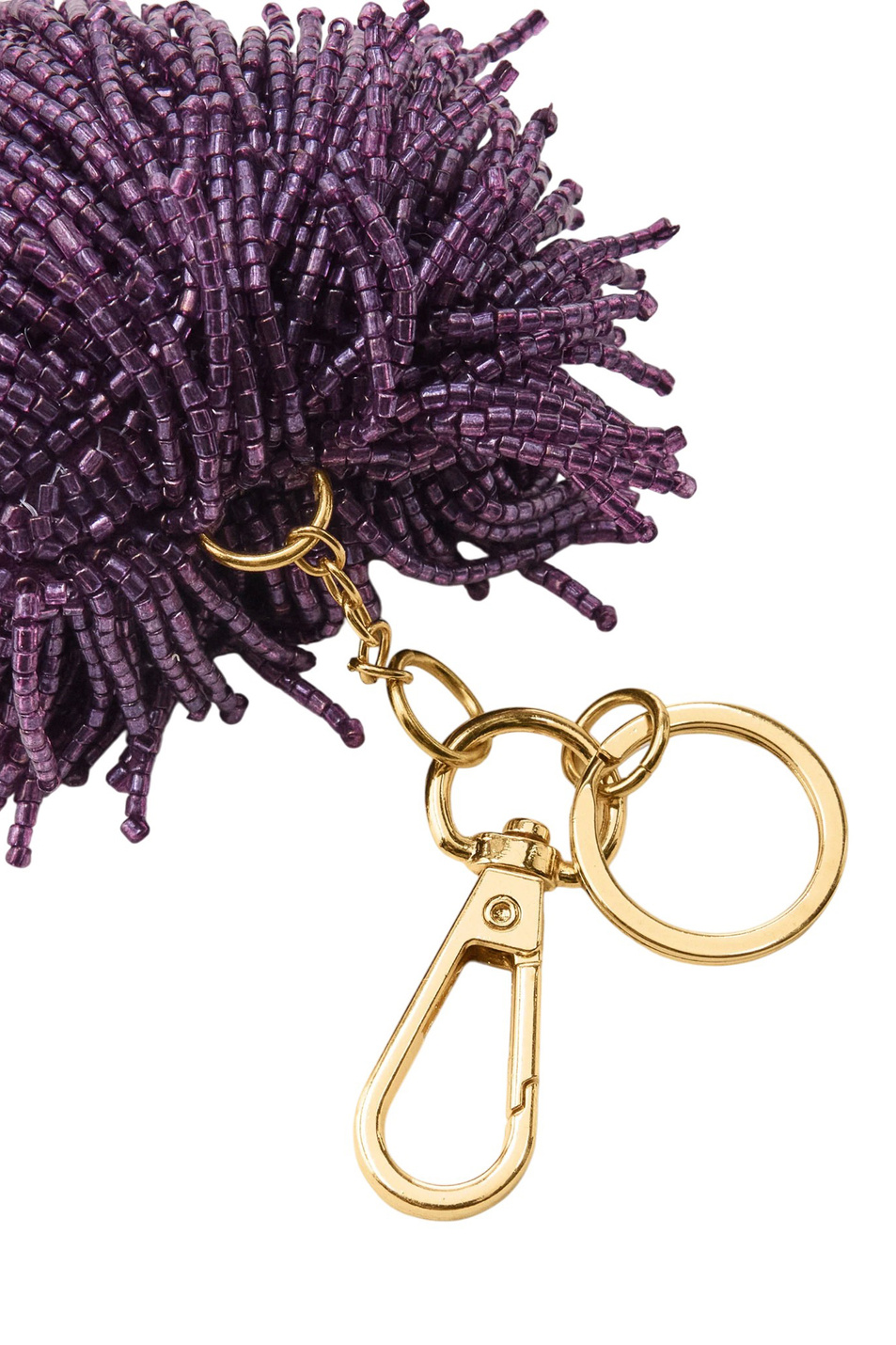 Брелок для ключей в форме сердца|Основной цвет:Фиолетовый Женский Parfois Брелок для ключей в форме сердца (цвет ), артикул 242991 | Фото 2