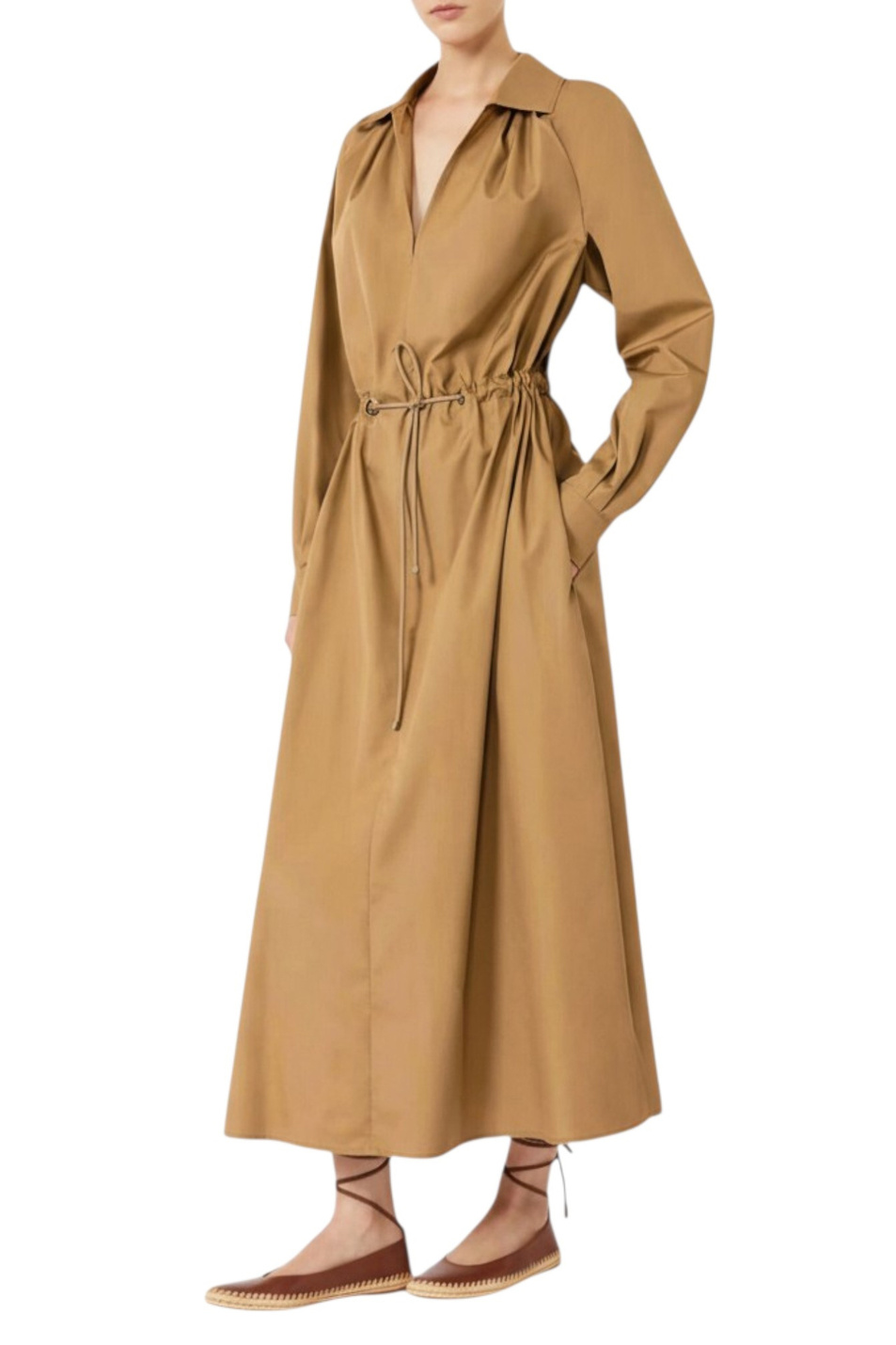 Женский Max Mara Платье PEDAGGI из хлопка (цвет ), артикул 2611221162 | Фото 4