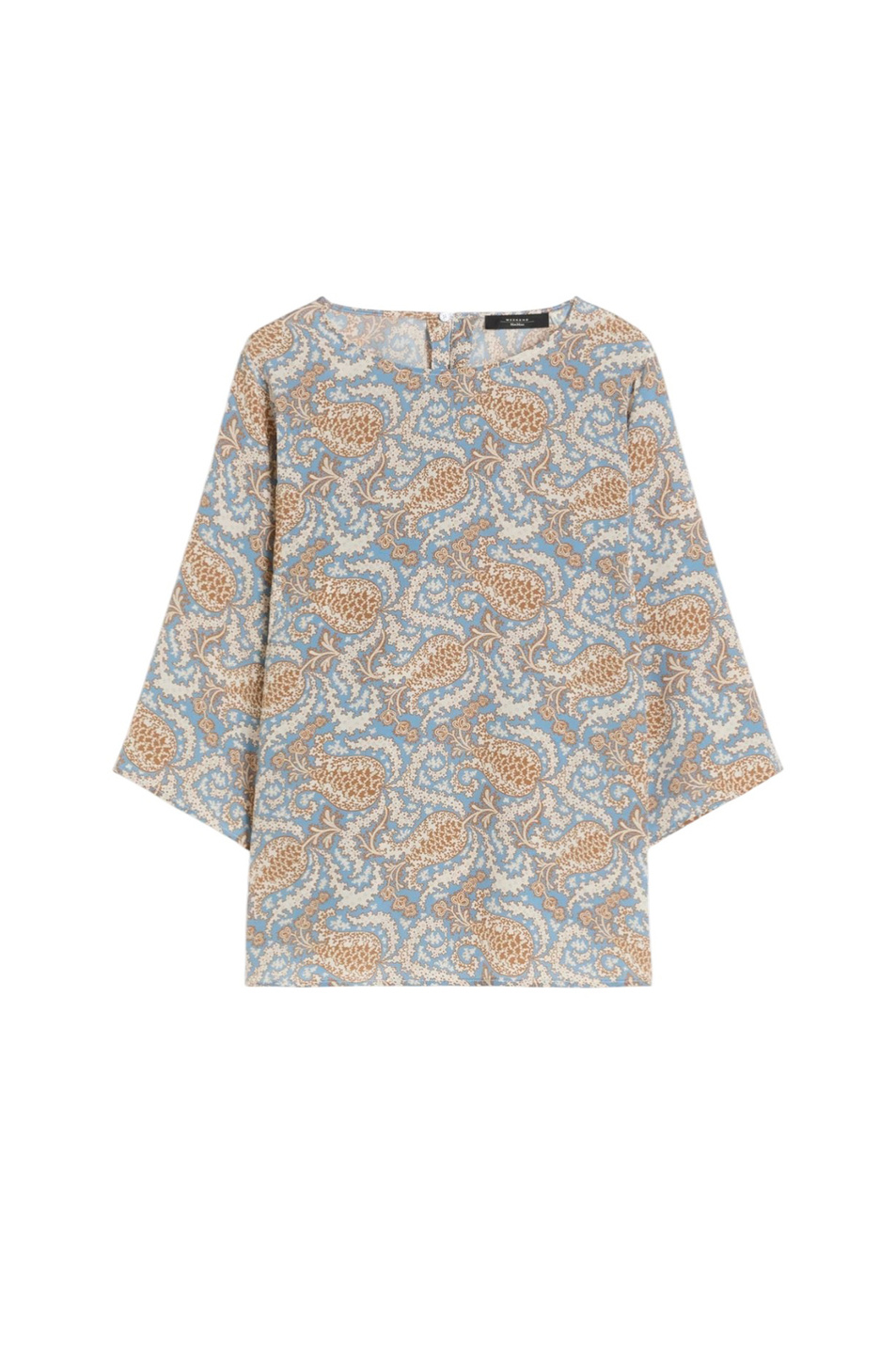 Женский Weekend Max Mara Блузка WKDGINNICO с принтом (цвет ), артикул 2615111142 | Фото 1
