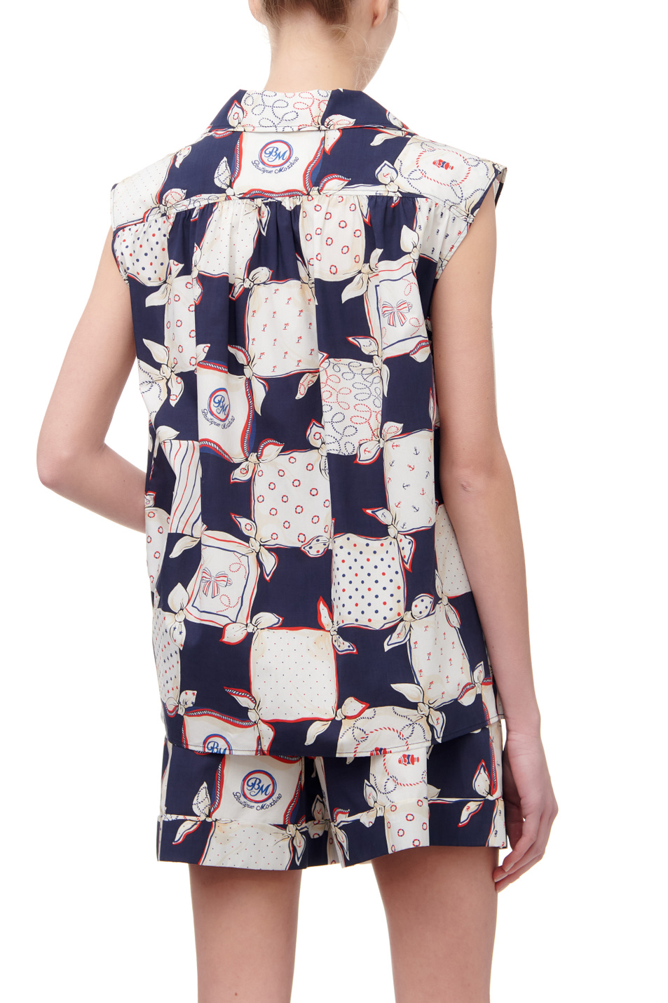 Женский Moschino Рубашка без рукавов из натурального хлопка (цвет ), артикул A0218-1155 | Фото 6