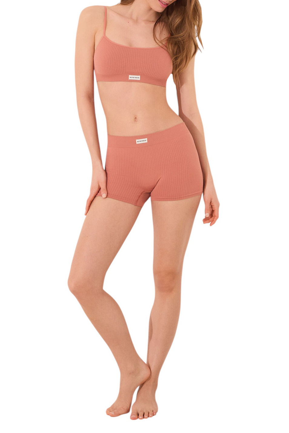 Женский Women'secret Трусы-шорты в рубчик (цвет ), артикул 5109013 | Фото 2