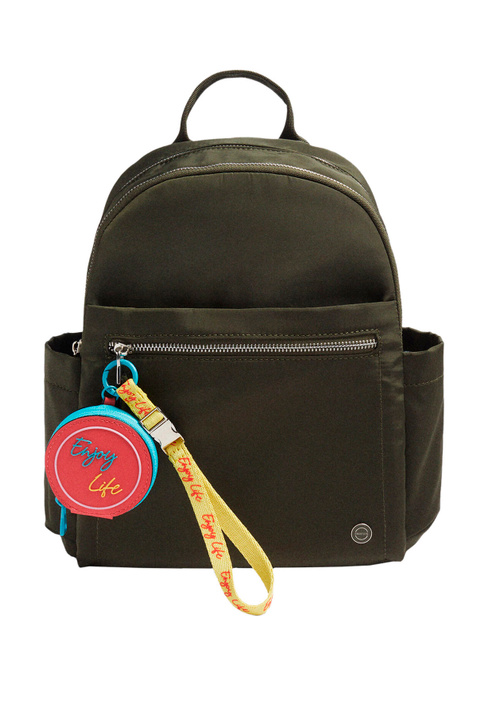 Parfois Текстильный рюкзак с подвеской-монетницей ( цвет), артикул 203116 | Фото 1