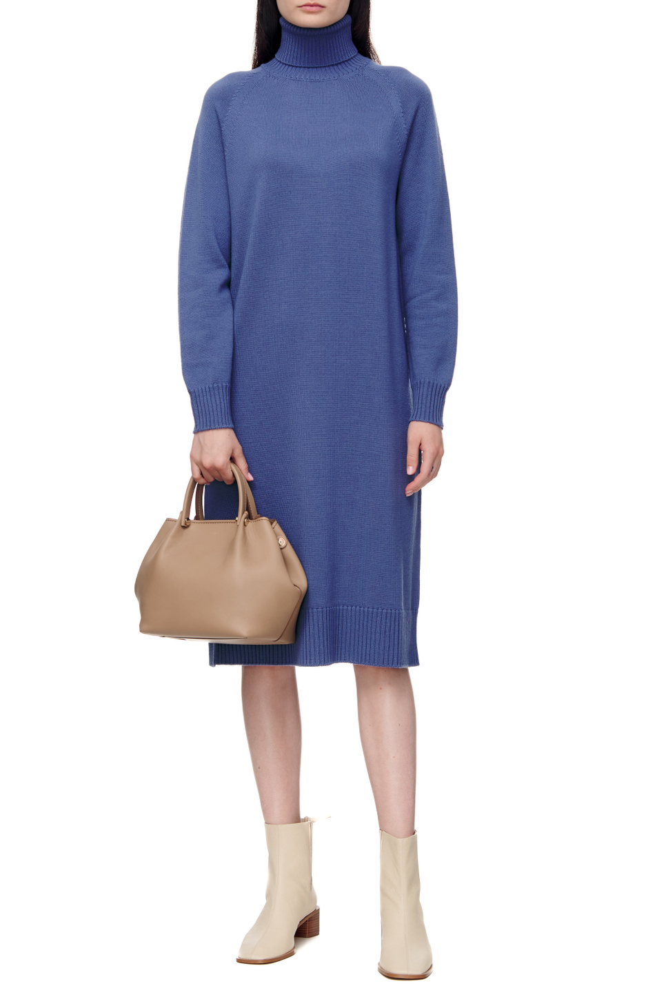 Женский Max Mara Платье LINFA из шерсти с высоким воротником (цвет ), артикул 33260126 | Фото 3