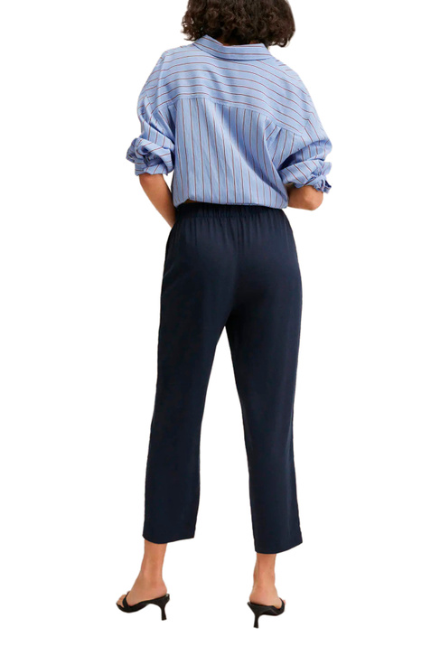 Mango Укороченные брюки FLUIDO с эластичным поясом ( цвет), артикул 27024756 | Фото 4