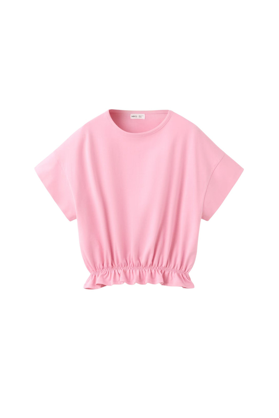 Девочкам Mango Kids Футболка EASY из хлопка (цвет ), артикул 37011398 | Фото 1