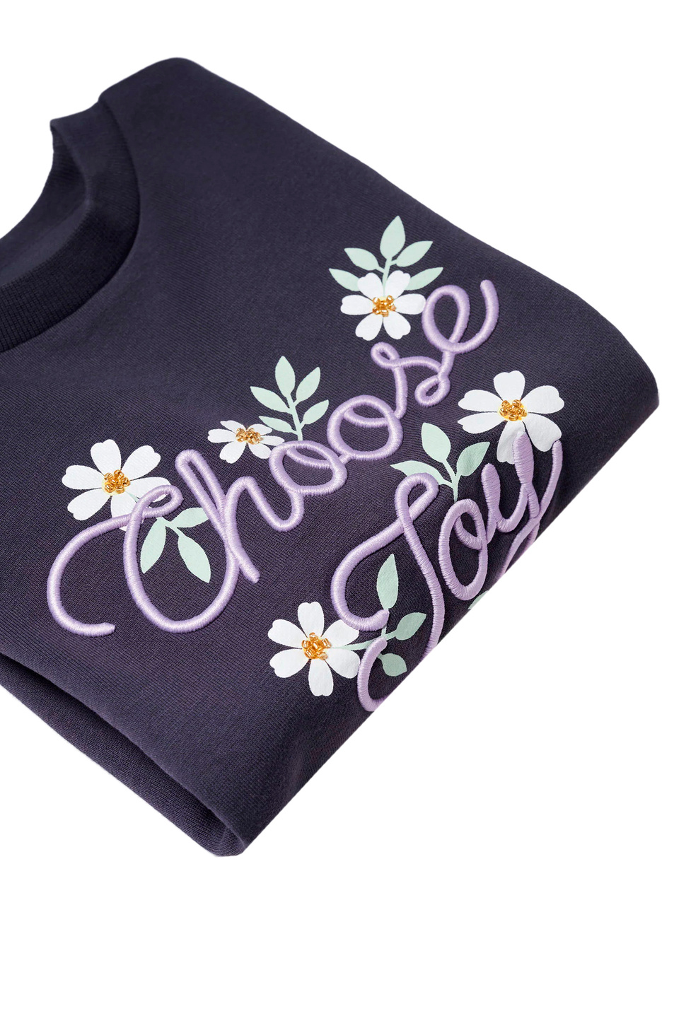 Девочкам Mango Kids Толстовка CHOOSE с вышивкой (цвет ), артикул 47085137 | Фото 3