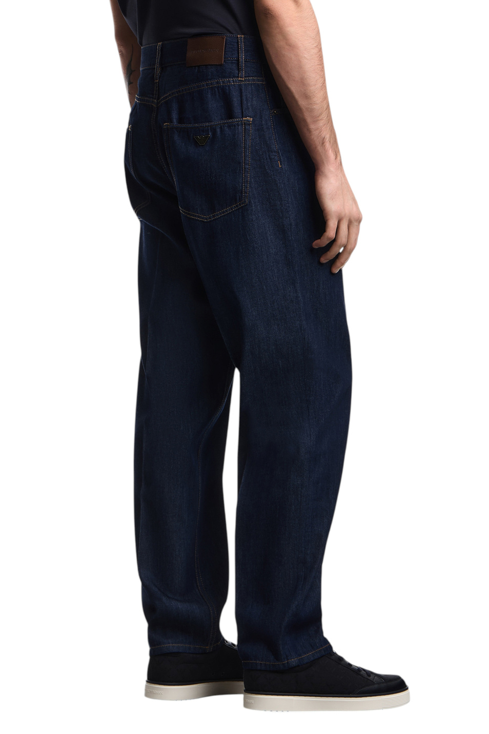 Мужской Emporio Armani Джинсы из хлопка (цвет ), артикул EM000664-AF24873 | Фото 4