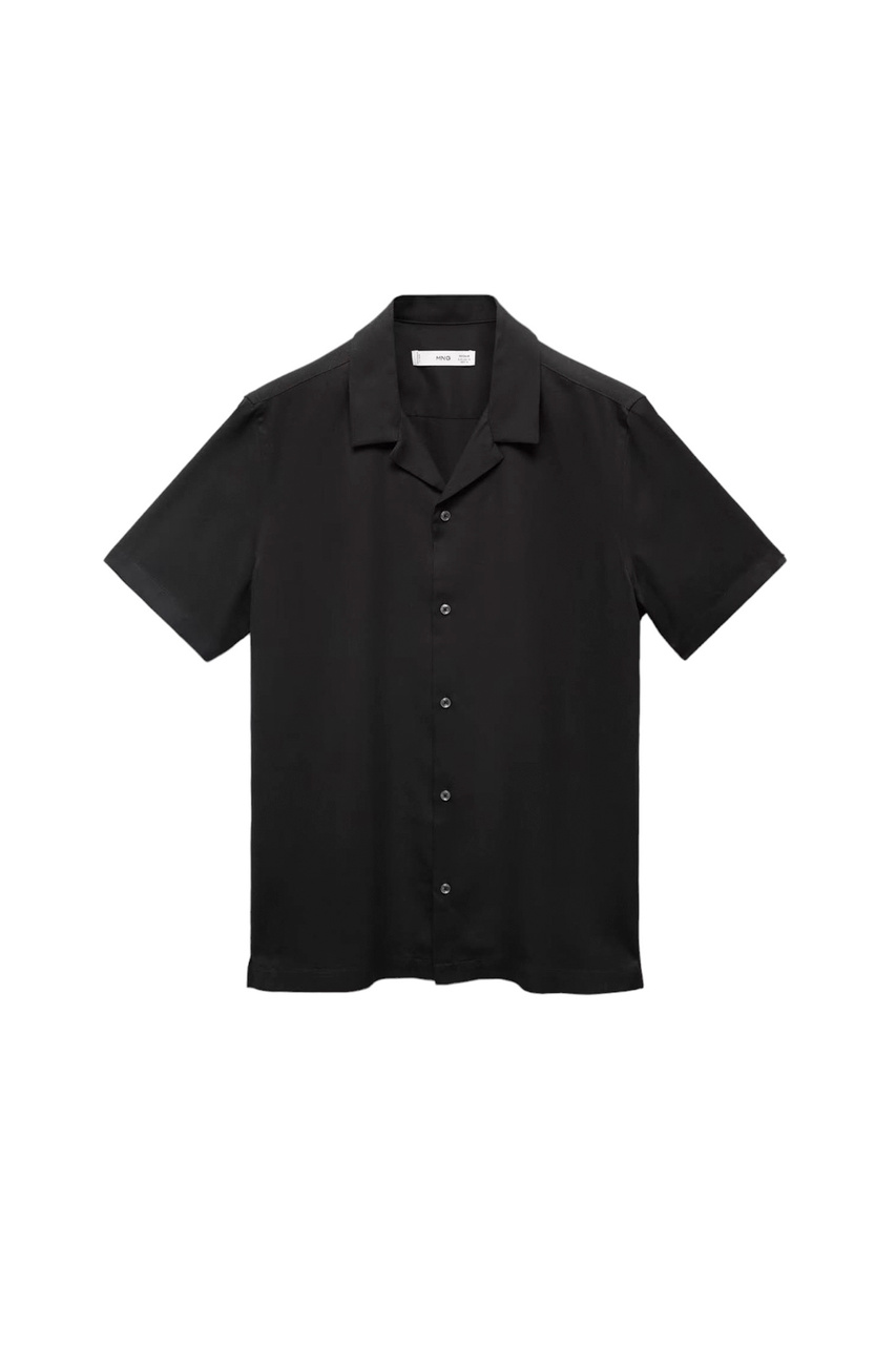 Рубашка MALAGA однотонная|Основной цвет:Черный|Артикул:67047691 | Фото 1