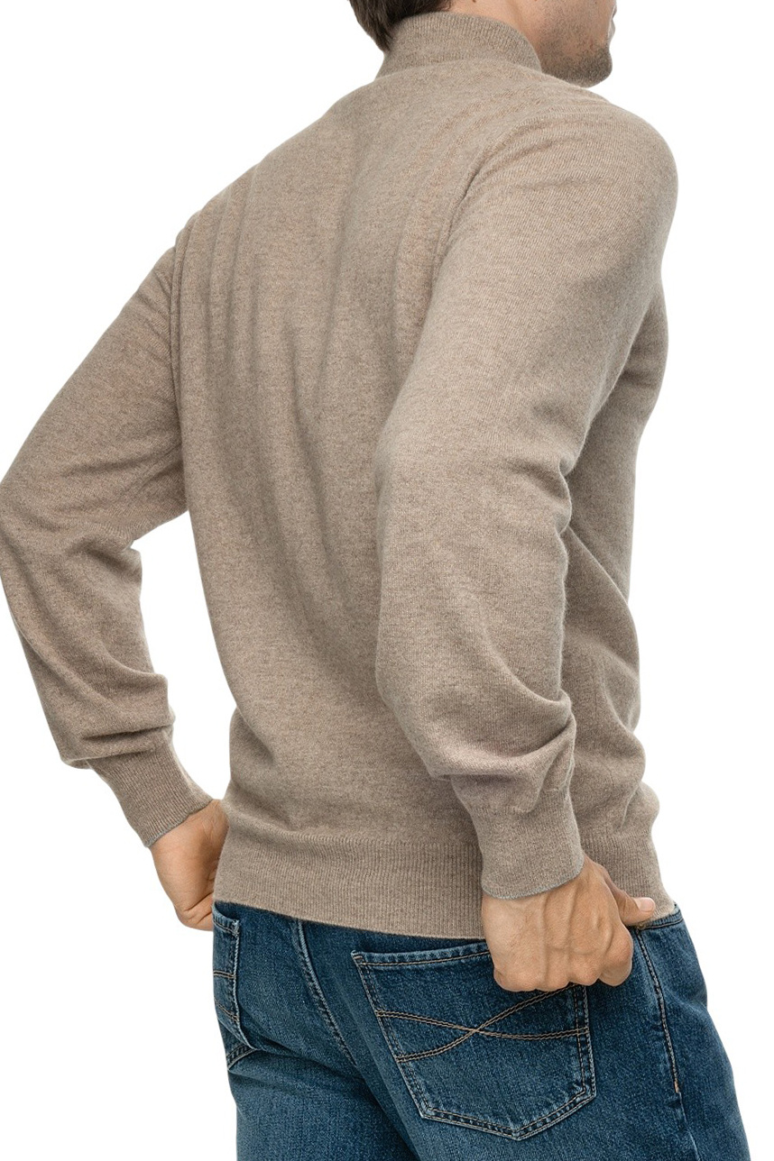 Кардиган из кашемира|Основной цвет:Коричневый Мужской Brunello Cucinelli Кардиган из кашемира (цвет ), артикул M2200106 | Фото 5