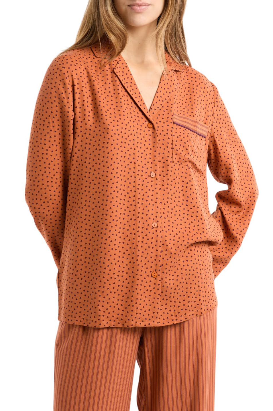 Женский Etam Пижамная рубашка MANARI с принтом (цвет ), артикул 6557042 | Фото 1