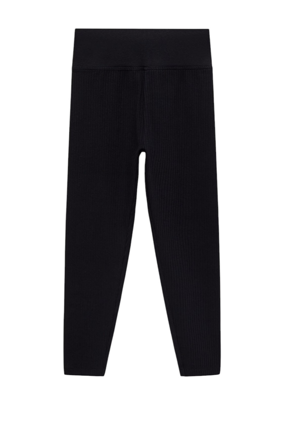 Девочкам Mango Kids Легинсы FONDA из эластичного хлопка в рубчик (цвет ), артикул 77076732 | Фото 1