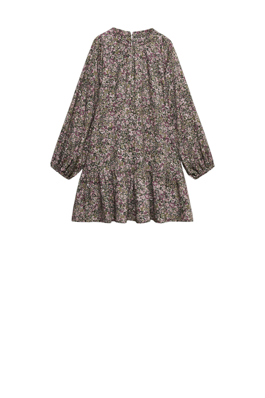 Платье NORA с цветочным принтом|Основной цвет:Хаки|Артикул:57057119 | Фото 1