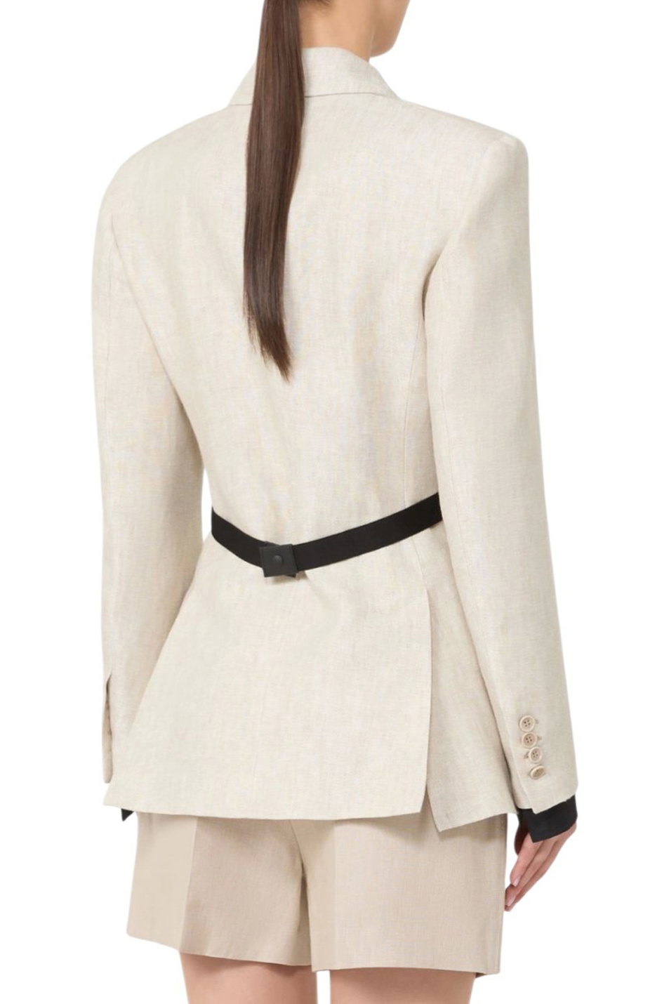 Женский Max Mara Пиджак NEUTRO из льна (цвет ), артикул 2611041473 | Фото 4