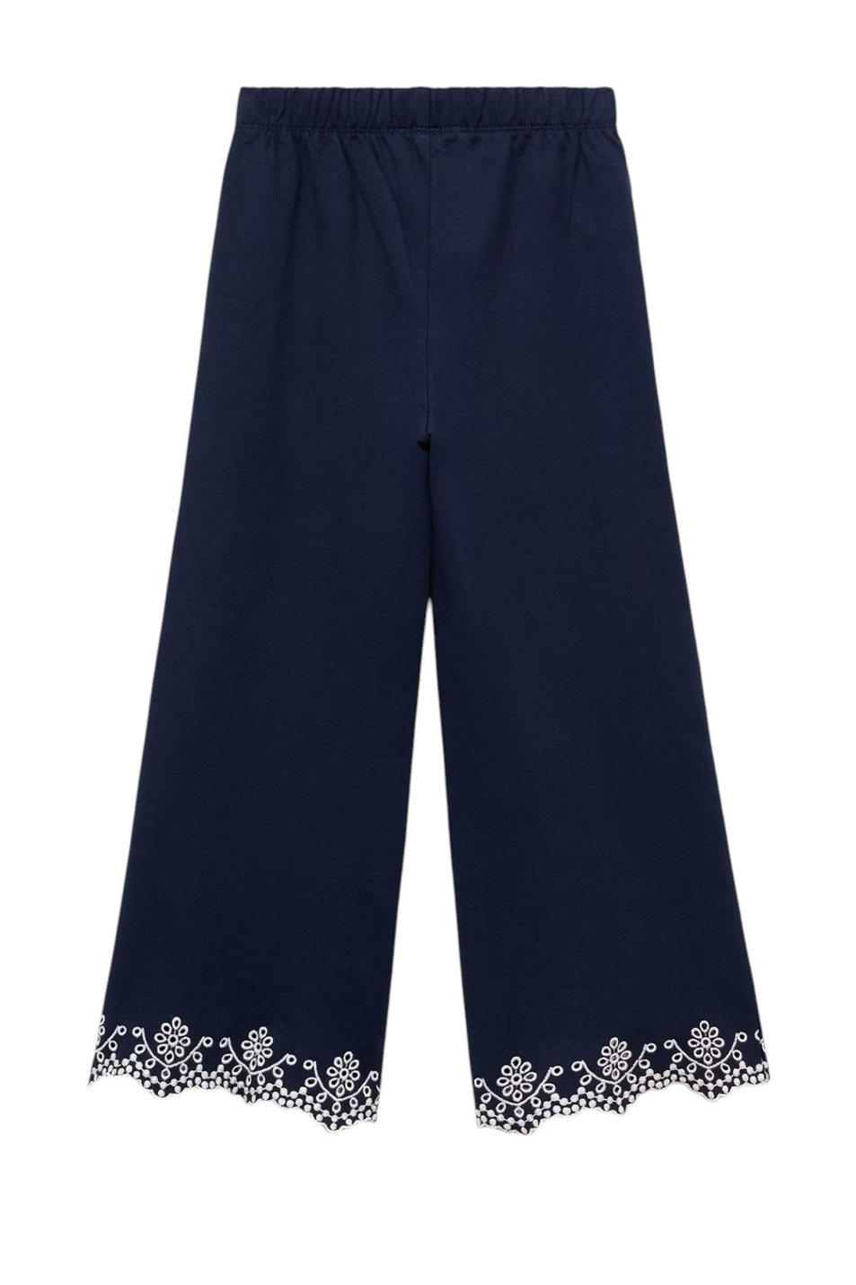Девочкам Mango Kids Брюки SUIZPANT из хлопка с вышивкой (цвет ), артикул 87095947 | Фото 2