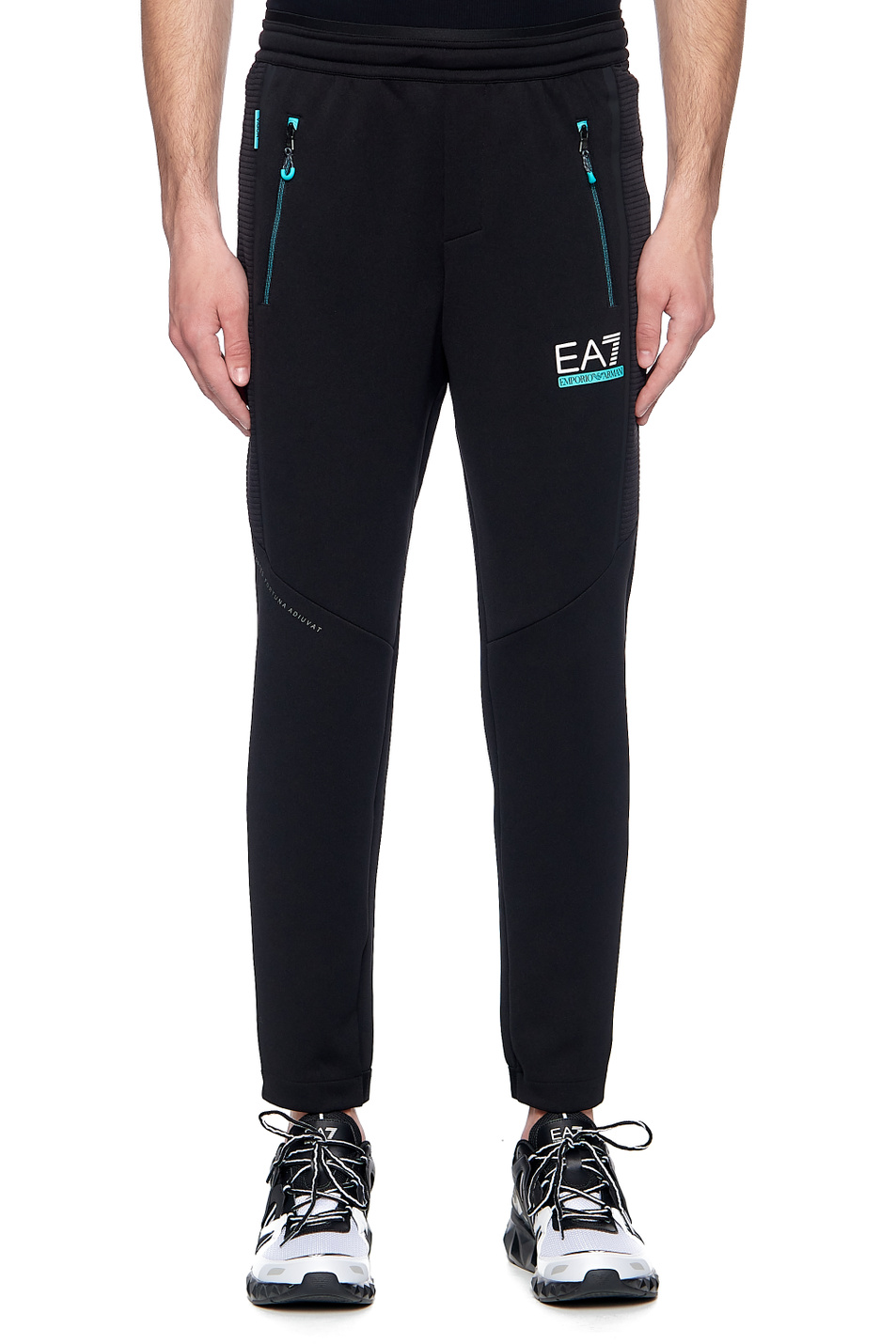 EA7 Спортивные брюки с карманами на молнии (цвет ), артикул 3KPP64-PJAHZ | Фото 1