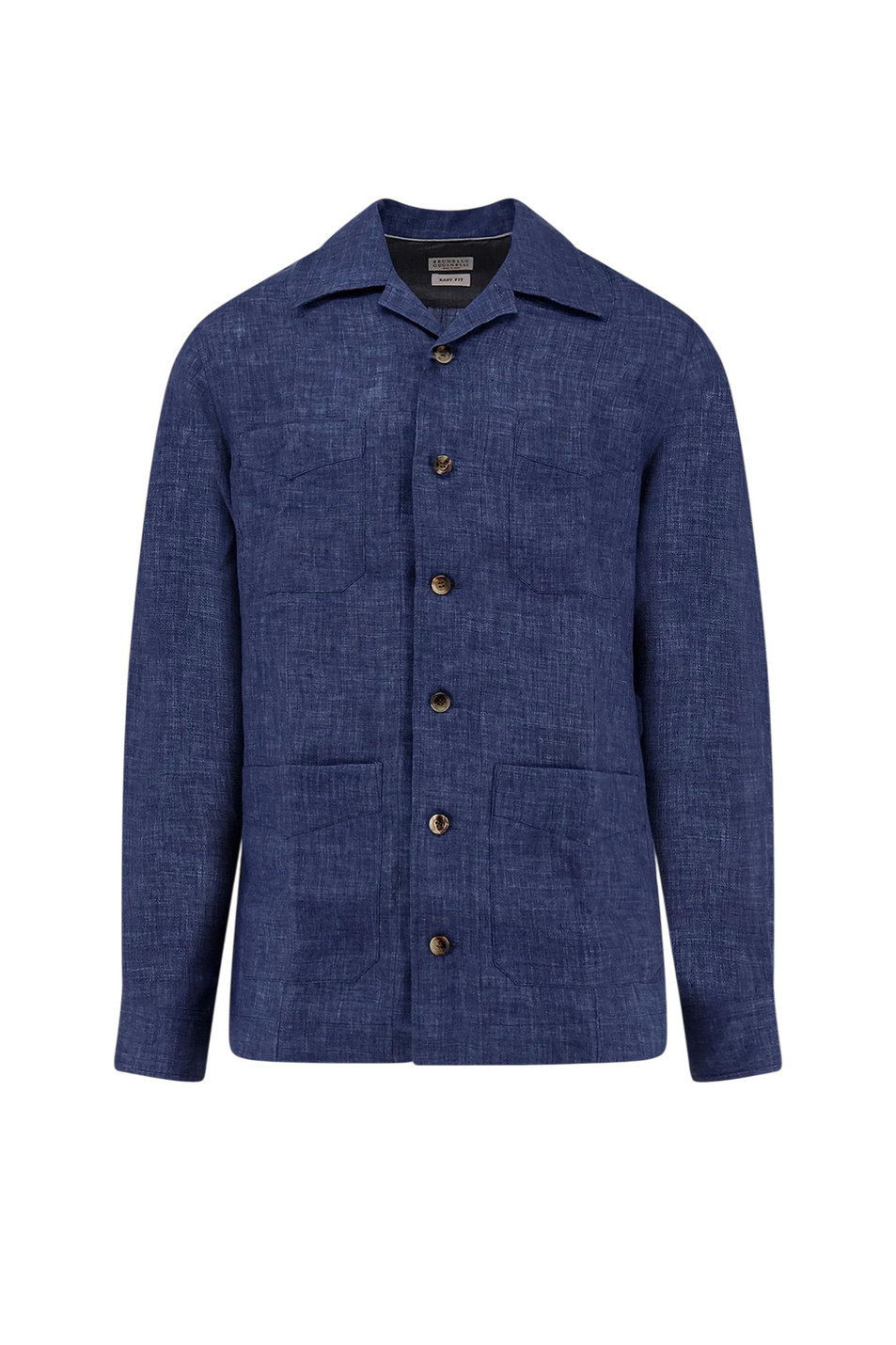 Мужской Brunello Cucinelli Рубашка из льна (цвет ), артикул MF6300648 | Фото 1