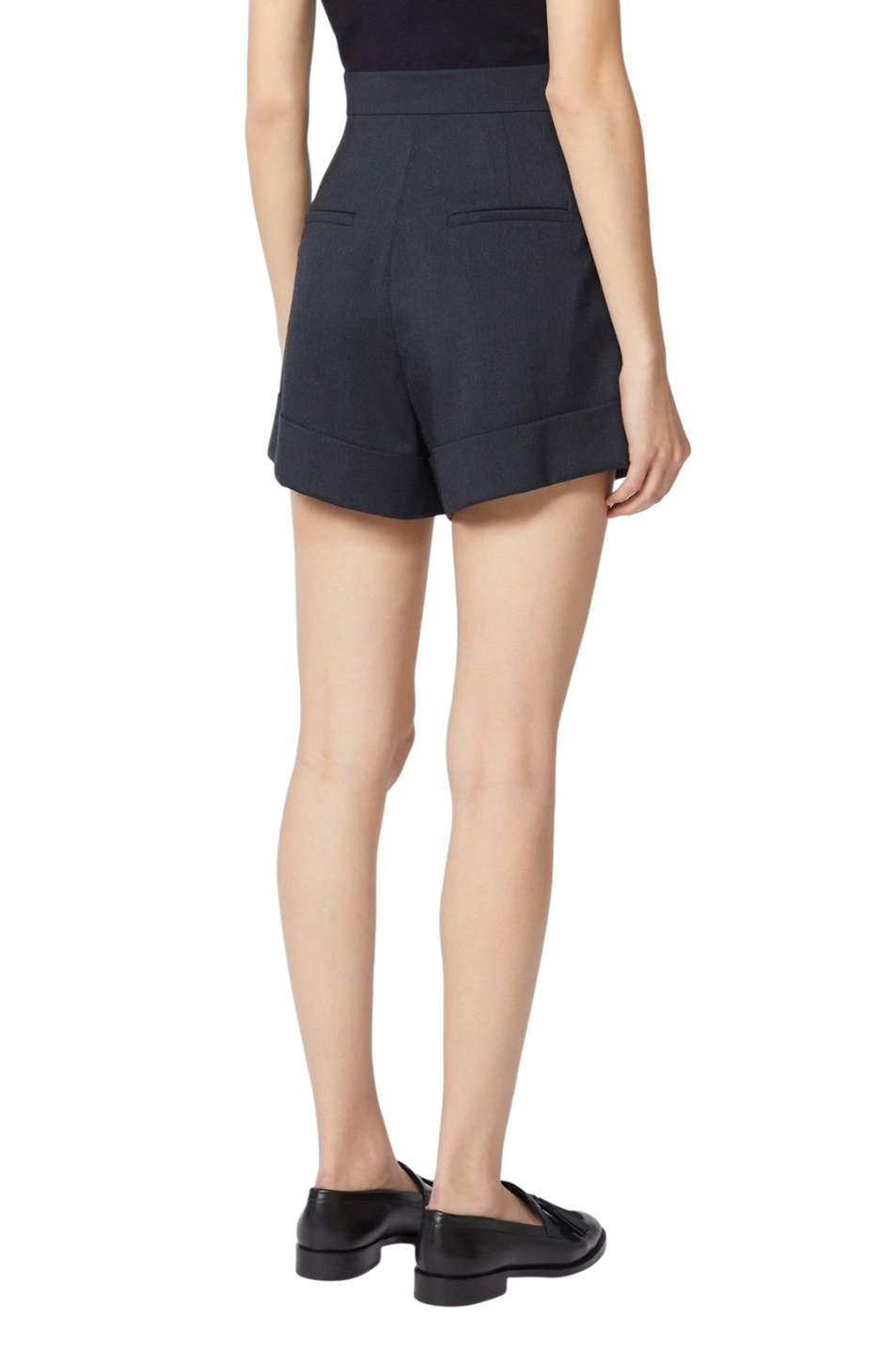 Женский Max Mara Шорты CALCA из денима (цвет ), артикул 2611141021 | Фото 4