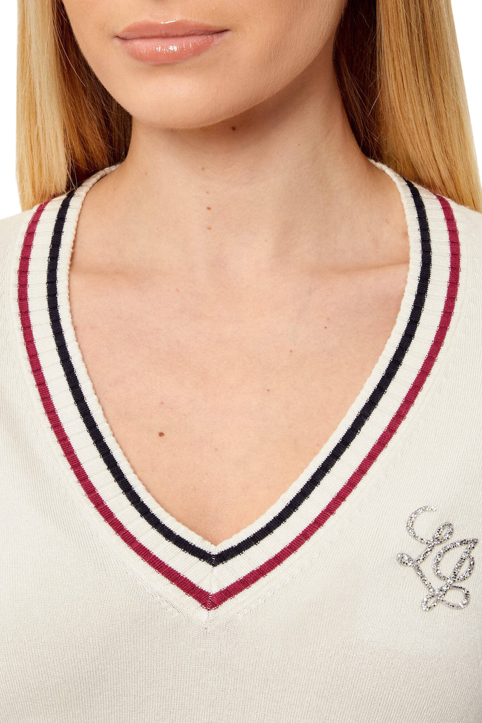 Женский Liu Jo Джемпер из смесовой вискозы (цвет ), артикул TA6068MS49I | Фото 6