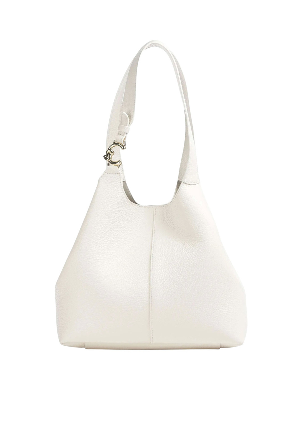 Сумка C-EASY из натуральной кожи|Основной цвет:Кремовый Женский Coccinelle Сумка C-EASY из натуральной кожи (цвет ), артикул E1SHA110201 | Фото 2